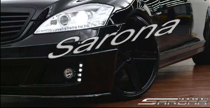 Custom Mercedes S Class  Sedan Front Bumper (2007 - 2013) - $2390.00 (Part #MB-120-FB)